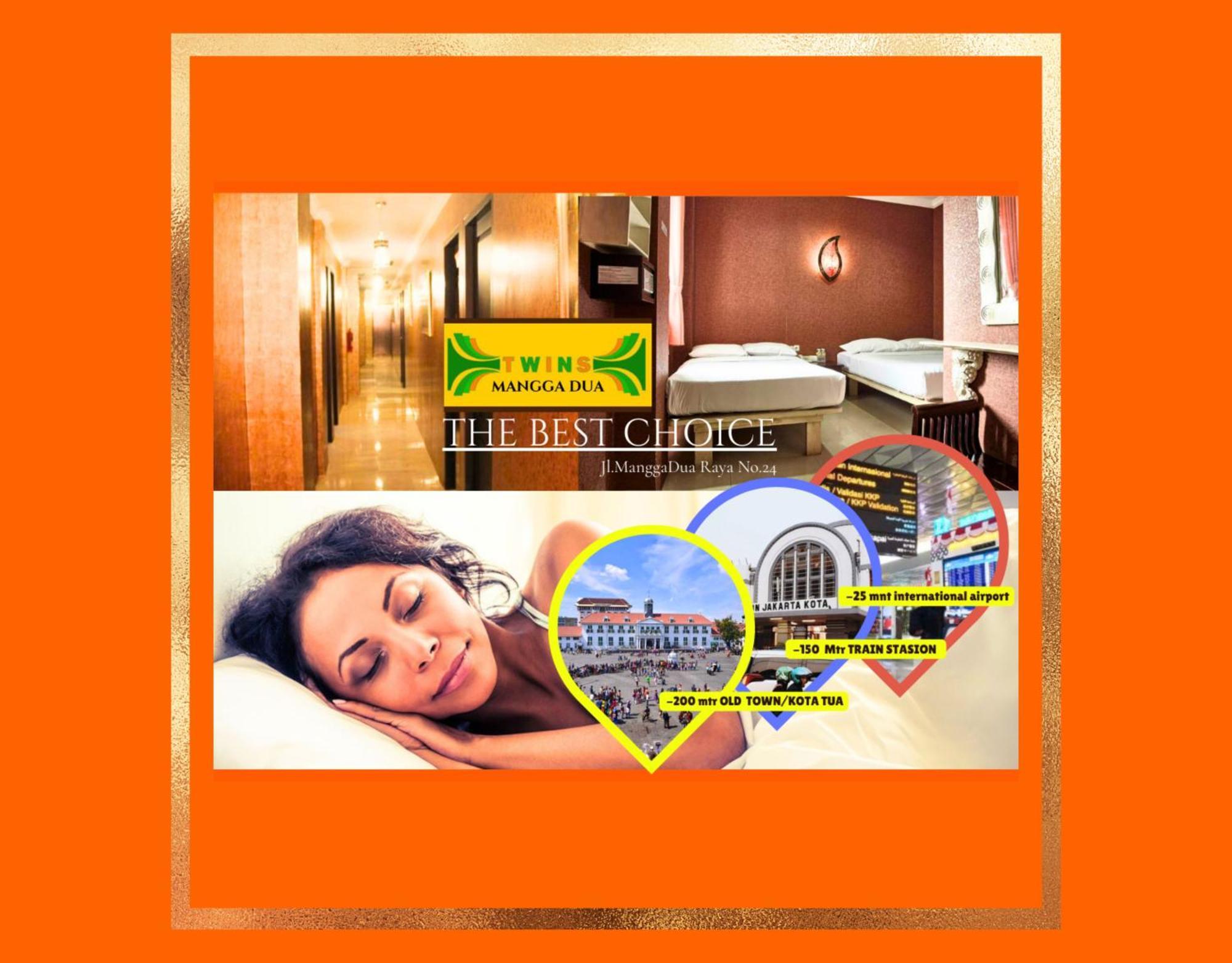 Twins Hotel Jakarta Eksteriør billede